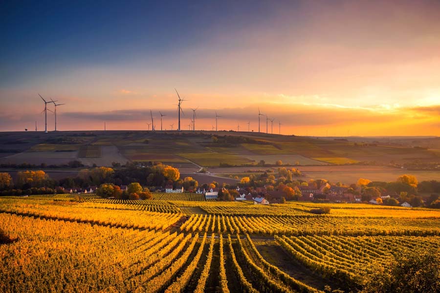 economics wind farm change